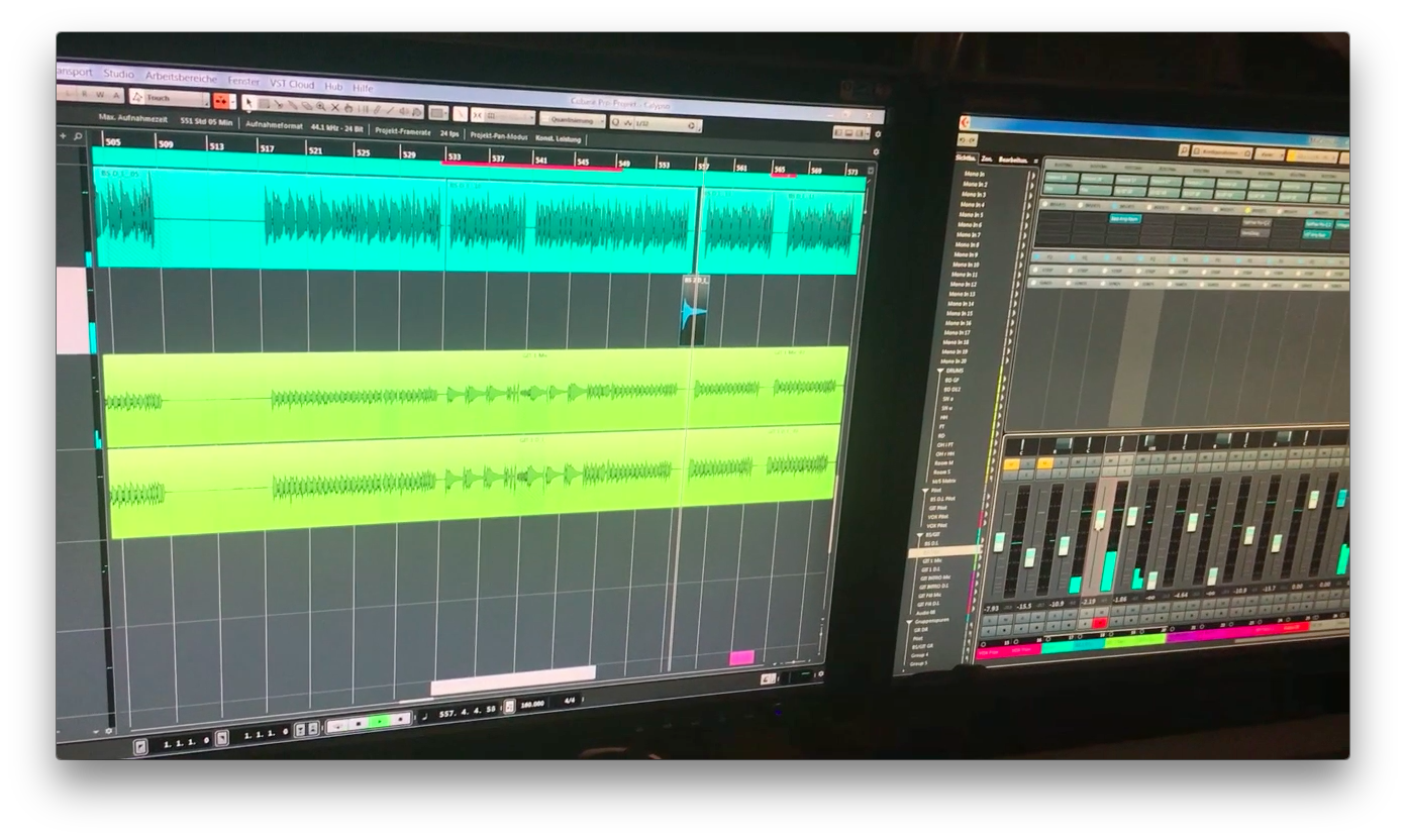 The very last Note recorded on the second Day of the first Session of the second Batch for our upcoming third Album